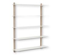 Gejst Estantería Nivo E roble claro-blanco
