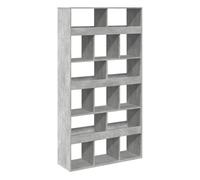 vidaXL Estantería de madera de ingeniería 100x33x187,5 cm - Blanco / Roble Sonoma / Gris Sonoma
