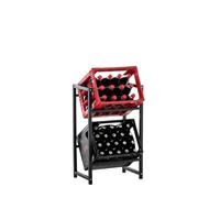 Estantería para cajas lennert metal negro 31x47x75 cm