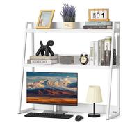 Estantería para escritorio VEVOR (95 x 32 x 90 cm), estanterías para escritorio, organizador, estante para exhibición, estante con patas antideslizantes, color blanco, para oficina