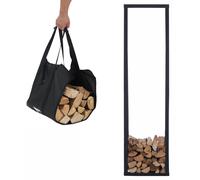 Estantería para leña Lendo Online 50x25x196cm Acero
