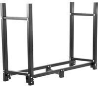 Estantería para leña - Material: acero cuadrado tubular - Estantería grande para troncos de leña