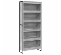 Estantería Para Libros 80 X 30 X 189,5 Cm Madera Contrachapada Vidaxl