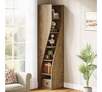 Estantería para libros - Estante para libros - Estantería modular - Mueble de almacenamiento - Estantería de estantes - Estantería angular de 6 niveles