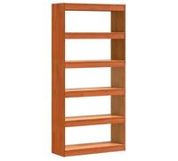 Estantería Para Libros Marrón Cera 80 X 30 X 167,5 Cm Vidaxl