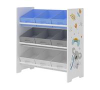 Estantería para niños boiro 9 cajas motivo koala 60x62x30 cm multicolor [en.casa]