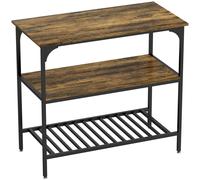 Estantería para panadería con 3 niveles - Estantería de cocina | Color: Marrón, | Dimensiones: 50x100x90 cm