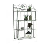 Estanteria para plantas flora metal verde antiguo 32x66x175 cm