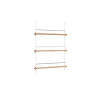 Estantería para Revistas de Roble Mediano y Blanco