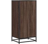 Estantería para zapatos de vidaXL, color marrón, aspecto de roble, 48x38x97,5 cm, fabricada en material de madera