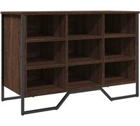 Estantería para zapatos de vidaXL, color marrón, aspecto de roble, 90 x 38 x 61,5 cm, material de madera