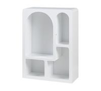 Estantería pequeña de pie vågå 80x60x24 cm - blanco [en.casa]