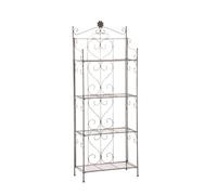 Estantería plegable decorativa lenja metal bronce 30x60x160 cm