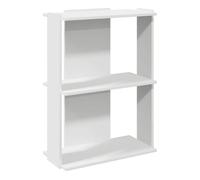 vidaXL Librería 3 niveles madera de ingeniería blanca 60x30x80 cm