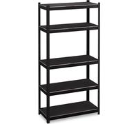 Estantería resistente de Relaxdays, dimensiones 180x90x40 cm, capacidad de 875 kg, 5 estantes, ideal para sótano, garaje, sala de estar, oficina, fabricada en acero, color