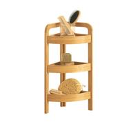 Thinia Home Estantería Rinconera en Bambú con 3 Niveles Canoply 61x23x23cm Thinia Home