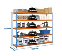 Estantería SIMONRACK Ecoforte 1506-5 metal azul/naranja/galva