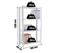 Estantería SIMONRACK Officlick 4/400 wood i.m. Blanco/blanco