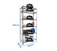 Estantería SIMONRACK Simonclick mini 6/300 antracita/galva