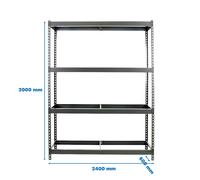 Estantería SIMONRACK Simonforte 2406-4 gris