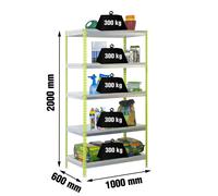 Estantería SIMONRACK Simongarden bricoforte 1006-5 verde/galva