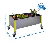 Estantería SIMONRACK Simongarden urban mob. 1200x400 verde/galva