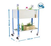 Estantería SIMONRACK Simongarden urban top mob. 1200x400 azul/galva