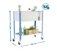 Estantería SIMONRACK Simongarden urban top mob. 1200x600 azul/galva