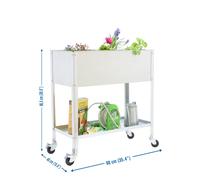 Estantería SIMONRACK Simongarden urban top mob. 900x400 galva/galva