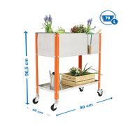 Estantería SIMONRACK Simongarden urban top mob. 900x400 nar/gal