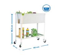 Estantería SIMONRACK Simongarden urban top mob. 900x600 bco/gal