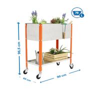 Estantería SIMONRACK Simongarden urban top mob. 900x600 nar/gal