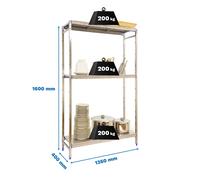 Estantería SIMONRACK Simoninox initial 3ss/1600x1260x400