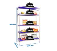 Estantería SIMONRACK Simoninox initial 5pp/1600x1260x400