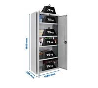 Estantería SIMONRACK Simonlocker prof.dism.multi. 180x100x40 2/4 gris