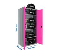 Estantería SIMONRACK Simonlocker prof.dism.multi. 180x60x40 2/4 gr/rs