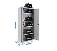 Estantería SIMONRACK Simonlocker prof.dism.multi. 180x60x40 2/4 gris