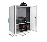 Estantería SIMONRACK Simonlocker prof.dism.multi. 90x80x40 2/1 gr/bl
