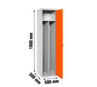 Estantería SIMONRACK Simonlocker prof.dism.single-div 1/1 500 ini gr/na