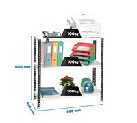 Estantería SIMONRACK SIMONRACK SimonrackComfort mini 3/400 1000 antracita/blanco