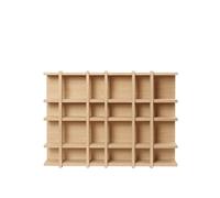 Ferm Living Estantería Tilem Chapado de roble. 6x4