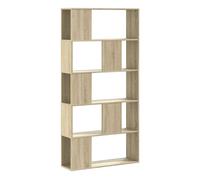 vidaXL Librería de 5 niveles - Madera Roble Sonoma - 80,5x23,5x162,5 cm