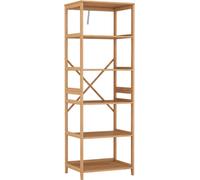Estantería Vicco Novaro Bambú 48.3 x 140.3 cm con 6 compartimentos, Model 54881
