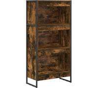 Estantería vidaXL de 60 x 30 x 121 cm, fabricada en material de madera, color roble