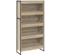 Estantería vidaXL de 80 x 30 x 155 cm, fabricada en material de madera, color Sonoma