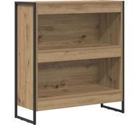 Estantería vidaXL de 80 x 30 x 86,5 cm, fabricada en material de madera, estilo artesanal, color roble