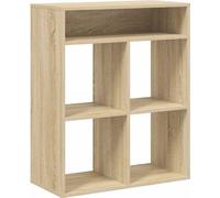 Estantería vidaXL, estilo Sonoma, color roble, 66x31x80 cm, material: tablero de partículas