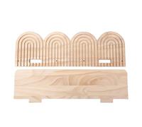 Estanterías Boho para Pared Organizador Flotante De Madera Bohemio
