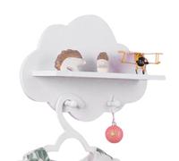 Estanterías Cloud - Estantes flotantes | Estante de almacenamiento de pared, panel decorativo WPC, soporte de plataforma de pantalla compacta, solución de almacenamiento de artículos para el hogar