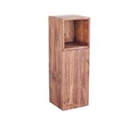 Estantes de almacenamiento Estantería de suelo rectangular Retro madera con estante almacenamiento puerta for decoración hogar y oficina Estantería